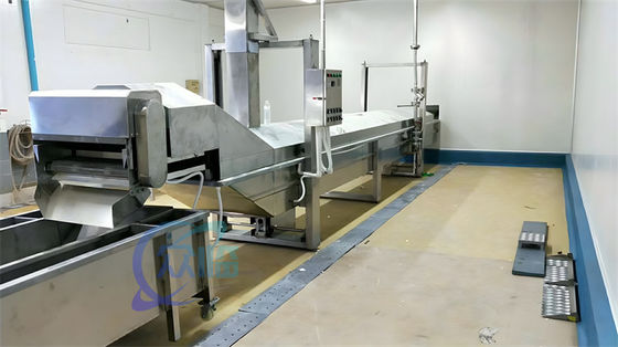 500-600KG/H Shrimp Cooking Machine Stable With PLC Touch Screen