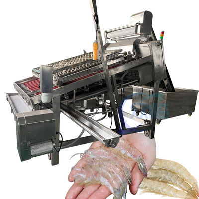 Stable 3.19KW Shrimp Deveiner Machine , Practical Prawn Shelling Machine