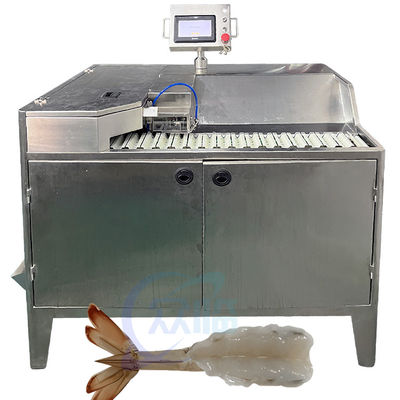 Shrimp Smart Peeled And Gutted Shrimp Shelling And Visceral Cutting Machine For Seafood Processing Factory