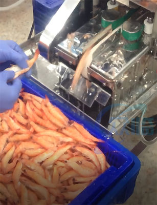 Sushi cooked shrimp belly opener seafood processing fish and shrimp stainless steel processing machinery and equipment