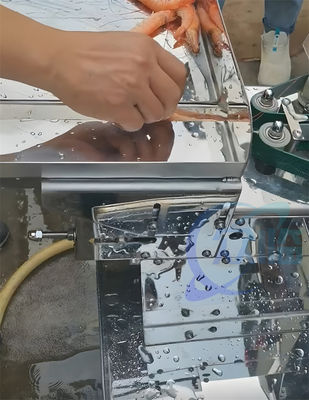 Easy Operate Shrimp EBI Cutting Machine Prawn Belly Open Machine