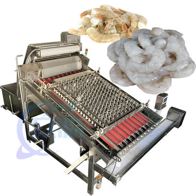 Efficiency Fresh Shrimp Peeling Shell Removing Processing Machine,Small Sized Shrimp Peelers