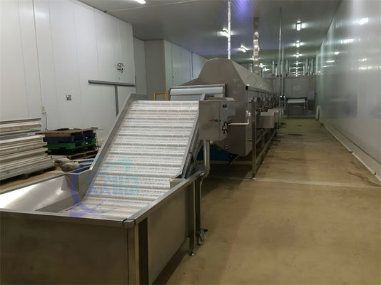 Goede prijs Gekookte garnalen Waterkoeling Lift IJs Watercirculatie Koeling Laagtemperatuur Reinigingsmachine online