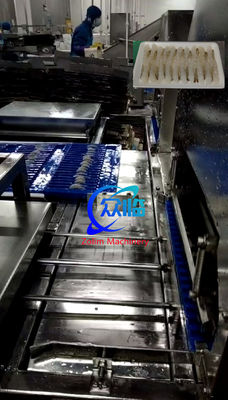 Goede prijs Capaciteit 15000 stuks per uur Automatische Tempura machine en Automatische NOBASHI machine online
