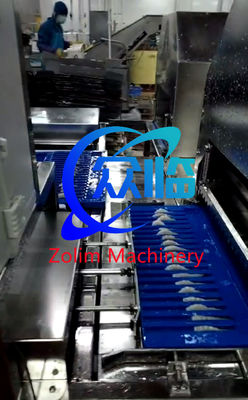 2.25KW Tempura Shrimp NOBASHI Stretching Machine, Shrimp Extending Machine