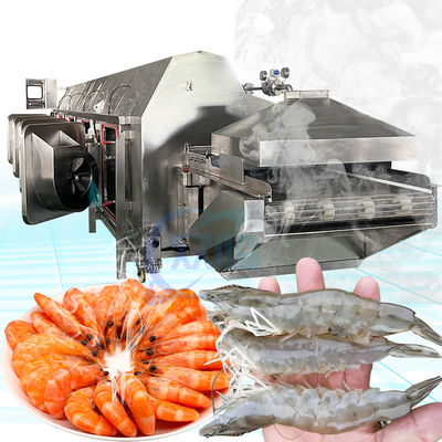 380V 50Hz Zeevruchten Garnalen Kookmachine Multifunctioneel 1000KG