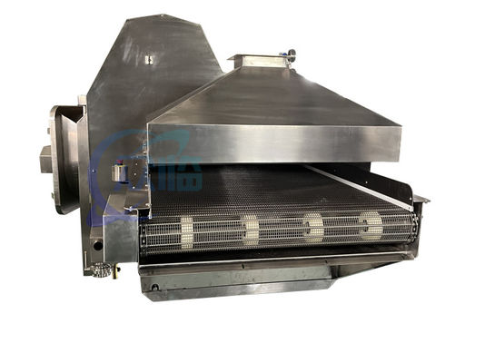 500-700KG/H Automatische garnalenkoker, stabiele sushi tunnel kookmachine