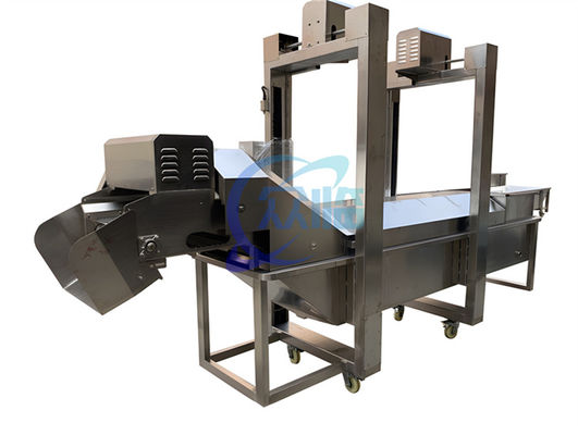 Goede prijs 500-600 kg/uur garnalen kookmachine stabiel met PLC touchscreen online
