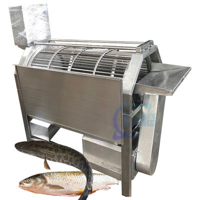 Goede prijs Rotary Drum Fish Scaling Machine 2200W 500-600kg/h Voor restaurants online