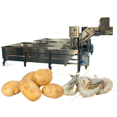 380V automatische visreinigingsmachine, multifunctionele commerciële groentenwasser