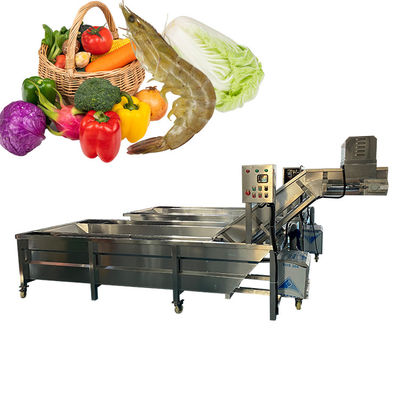 2.2 kW industriële viswasmachine praktisch voor groenten en fruit