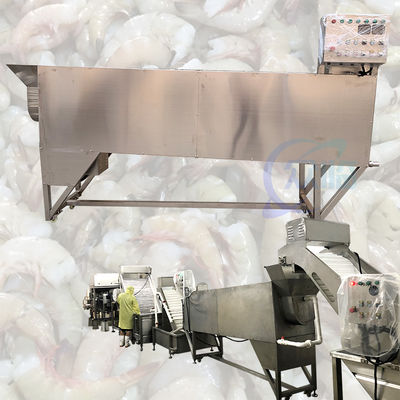 Roestvrij staal garnalen onthoofdingsmachine 380V 50Hz Praktisch