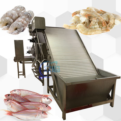 380V 50Hz garnalengrader, duurzame zeevruchtenprocesapparatuur.