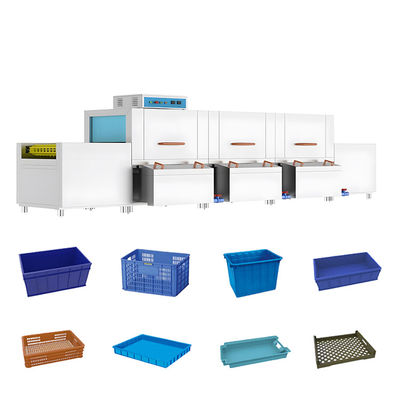 Goede prijs CE Multiscene Plastic Palet Wasmachine, Anti Corrosion Plastic Crate Washer online