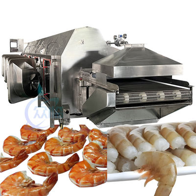 Goede prijs Fruit en groenten blanchen machine inktvis garnalen blanchen machine sushi garnalen productielijn sushi garnalen machine online