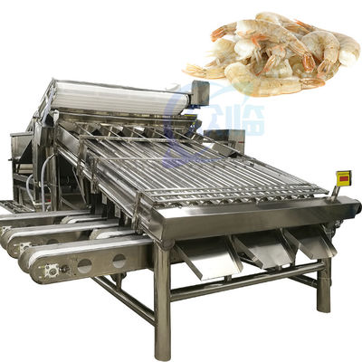 Goede prijs Zeevruchtenverwerkingsapparatuur Garnalen sorteermachine Garnalengrootte Automatische rangschikkingsmachine online