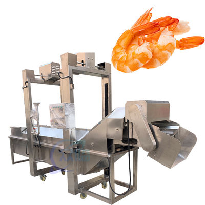 Zeevruchtenverwerkende fabriek grote partij vis en garnalen stroperij machine Sushi garnalen productielijn Stoomoven machine