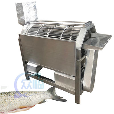 Goede prijs schroefmachine voor het schrapen van viswaarden van karper, tilapia, roterende ronde groef viswaardenverwijder online