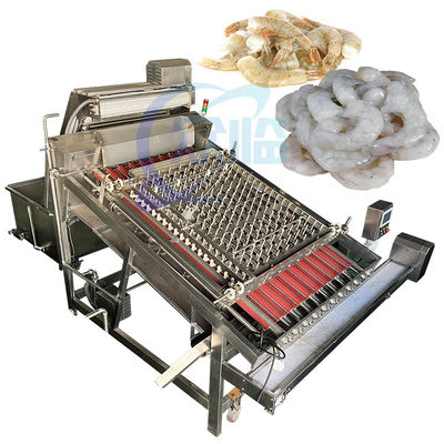 Van de fabrieks automatische verse garnalen van de garnalenverwerking de schilmachine zonder shell van schadegarnalen schil en schilmachine