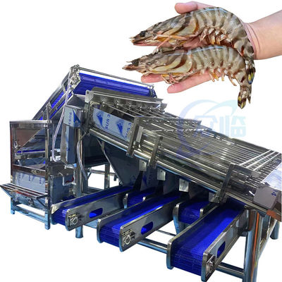 Zeevruchten apparatuur Garnalen schilmachine Garnalen schelp verwerkingsmachine roestvrij staal roller snelle garnalen rangschikking Mac