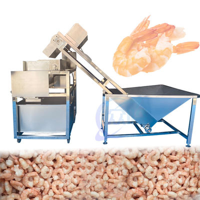 Machines voor het opheffen en reinigen van garnalen, scheiden van garnalenschelpen, garnalenschelpen en haarplukmachines
