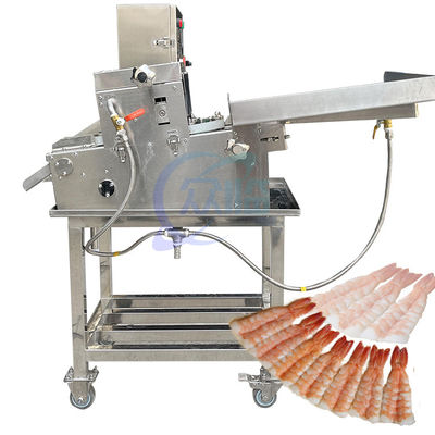 Goede prijs Van de de Garnalen steunen de Open Buik van hoge Precisiesushi de Machinegarnalen Snijmachine online