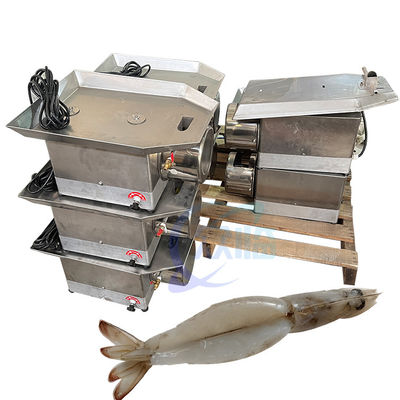 Goede prijs Duurzaam 0,12 kW garnalen snijmachine, industriële garnalen rug open peeler online