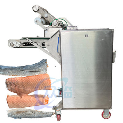 Goede prijs machine voor het schillen van de huid van vissen voor de verwerking van sardines, machine voor het schillen van de huid van kalkoenen, semi-automatische machine voor het schillen van vissen online