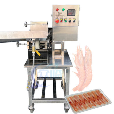 Goede prijs Semi-automatische Sushi garnalen buik snijmachine Sushi garnalen snijmaker online