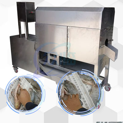 Goede prijs Makkelijk te bedienen visreinigingsmachine visbuis splitsingsmachine 50pcs/min 1.52KW online