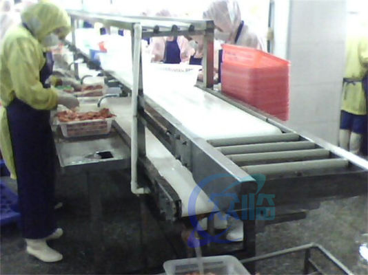 Stainless Steel 304 Fish Processing Line Assembly Line Platform Fish Deheading Production Line Table