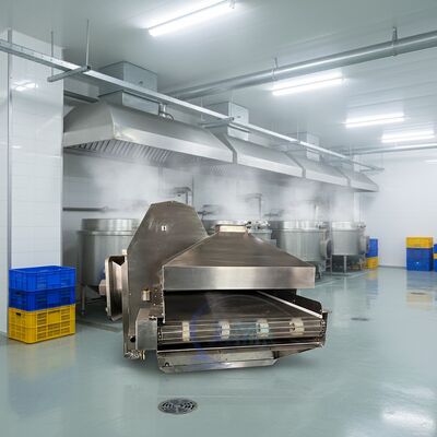 Goede prijs CE-blancheermachine voor de verwerking van zeevruchten Duurzame kookapparatuur Automatische kooktunnel voor de kooklijn van vis- en zeevruchten online
