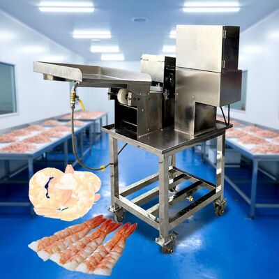 Goede prijs De slimme Garnalensnijmachine SUS304 Anticorrosieve Ce van het Garnalen Scherpe Materiaal Certificatie Sushigarnalensnijder voor Zeevruchten online