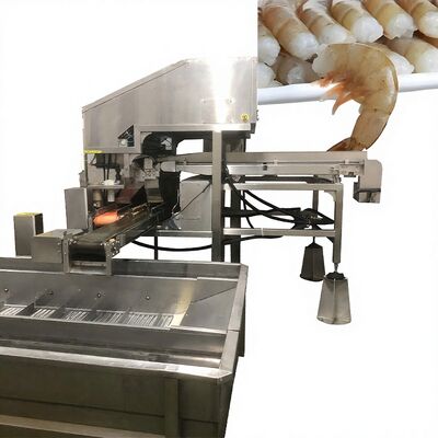 Goede prijs CE Industrial Shrimp Processing Unit Multifunctional voor het verwijderen van het hoofd van garnalen Deheading System Prawn Deheading Line Prawn Head online