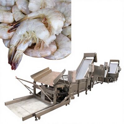 Goede prijs Zolim Praktische garnalenhoofdverwijderingsmachine 3200x630x1600mm Multiscene Automatisch Garnalenhoofdverwijderingssysteem 1000-1500kg 380V online