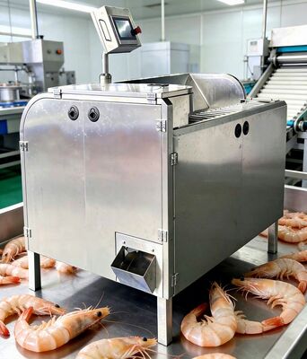 Goede prijs Commerciële Garnalenschiller Automatische Garnalenschilmachine 1500W Garnalenbeschietingsmachine Multifunctionele Garnalenontveiningsmachine online