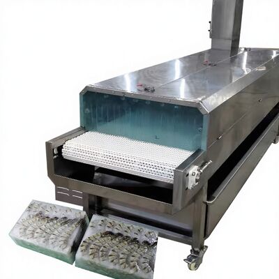 Goede prijs CE Automatische depanningmachine voor bevroren visgarnalen Zeevruchtenverwerking 380V 50Hz Automatische ladescheider online