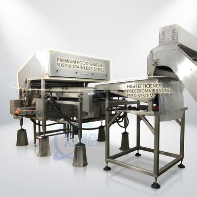 Goede prijs Stainless Steel Shrimp Head Removal Machine SUS316L 500-800KG 5.5KW 60Hz For Shrimp Processing Plant online