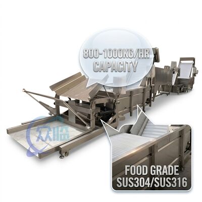 Goede prijs Fully Automatic Prawn Head Removal Machine Hygienic SUS304 1500-2000KG 11.7KW 50Hz online