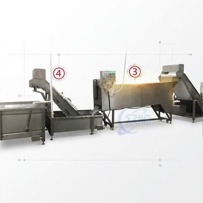 Goede prijs High Speed Shrimp Head Body Separator Anti Corrosive SUS316 1200-1800KG 0.8KW 440V online