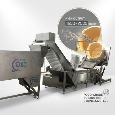 Goede prijs Waterdichte Garnalen Ontkopmachine SUS304 1000-1500KG 7.5KW 380V Voor Aquacultuurboerderij online