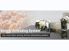Industriële garnalen onthoofdingsmachine SUS316 Duurzaam voor het snijden van het hoofd
